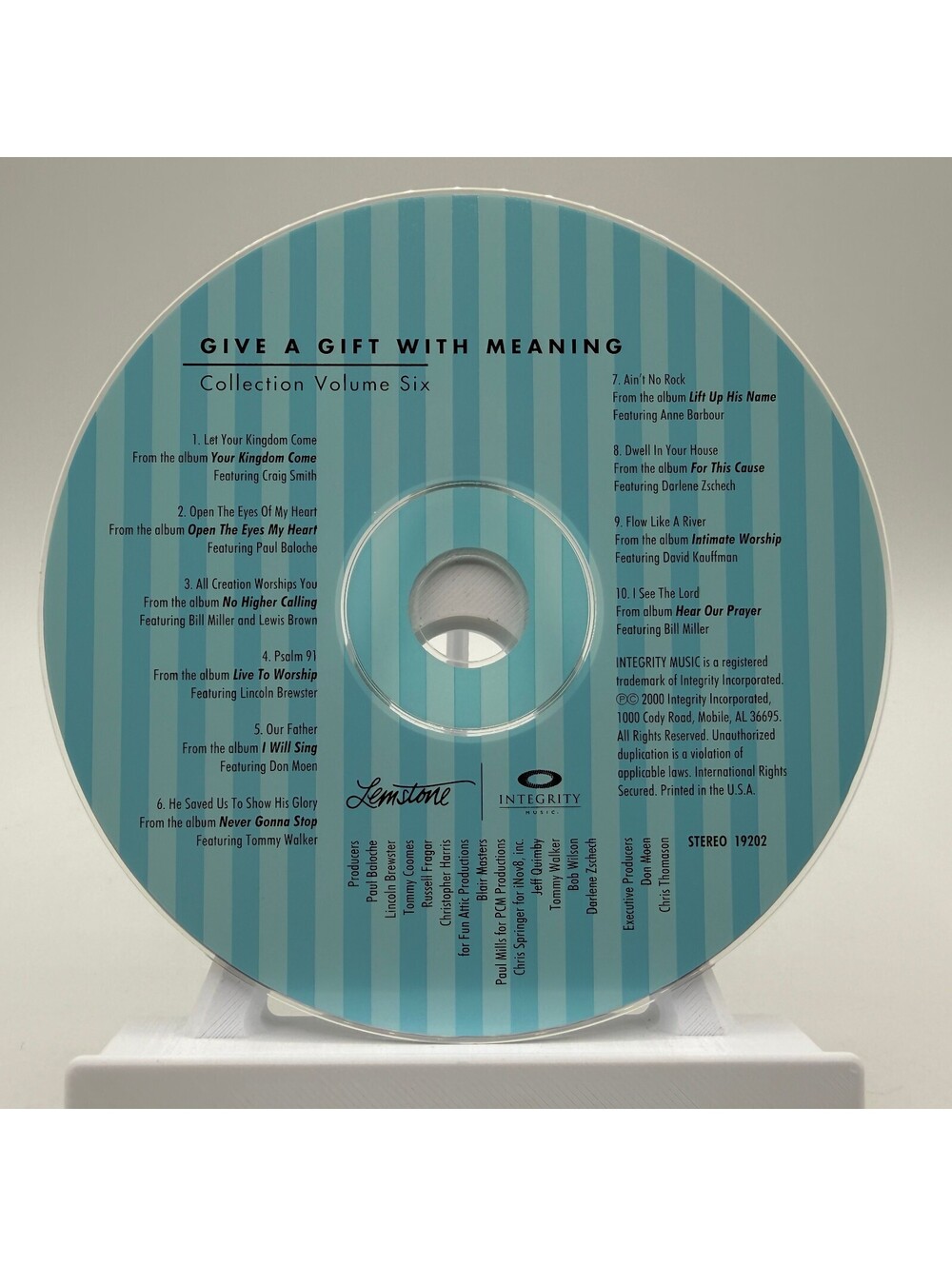 Give a Gift With Meaning Collection Volume Six Christian - Audio CD * Disc Only